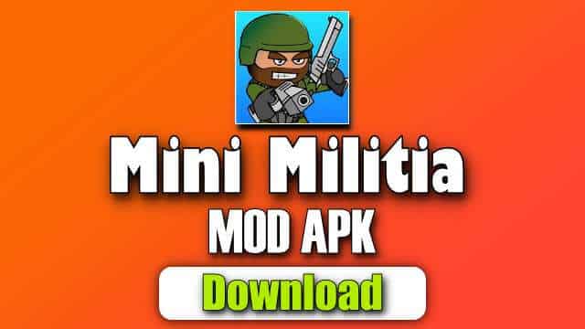 Download Mini Militia Mod APKHack 5.3.7 (Unlimited Everything)