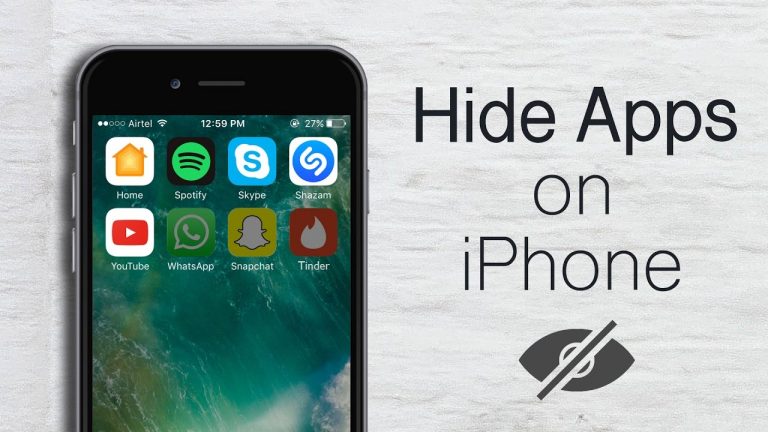 How to Hide Apps on an iPhone?